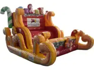 Inflatable Santa Sleigh Selfie